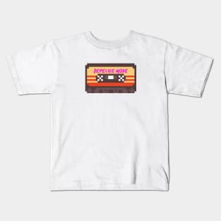 Depeche Mode 8bit cassette Kids T-Shirt